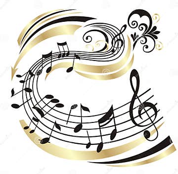 Music note. stock vector. Illustration of beautiful, design - 8535271