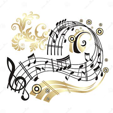 Music note. stock vector. Illustration of popular, party - 8535349