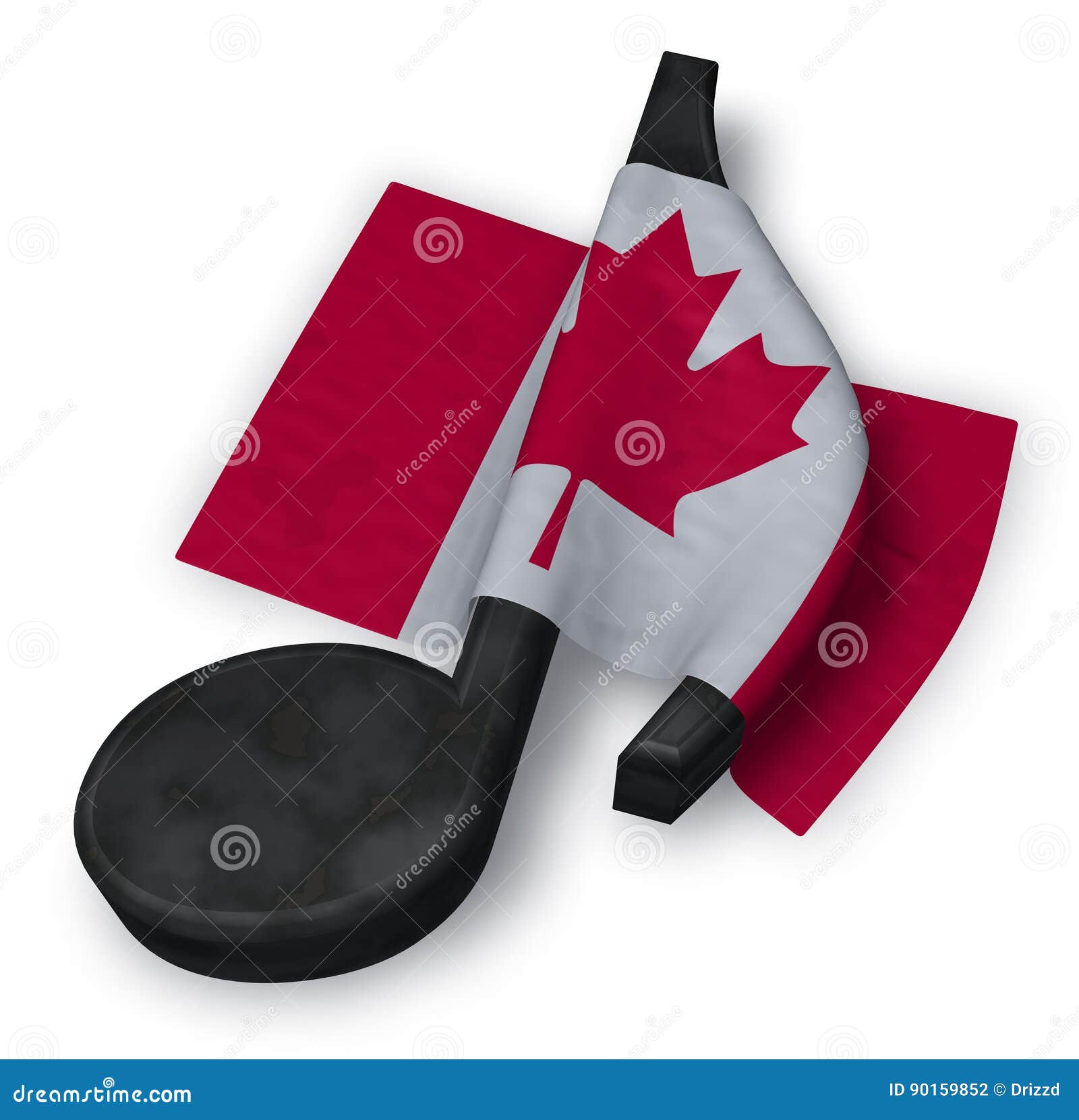 Music Note and Canadian Flag Stock Illustration Illustration of melody, harmony 90159852
