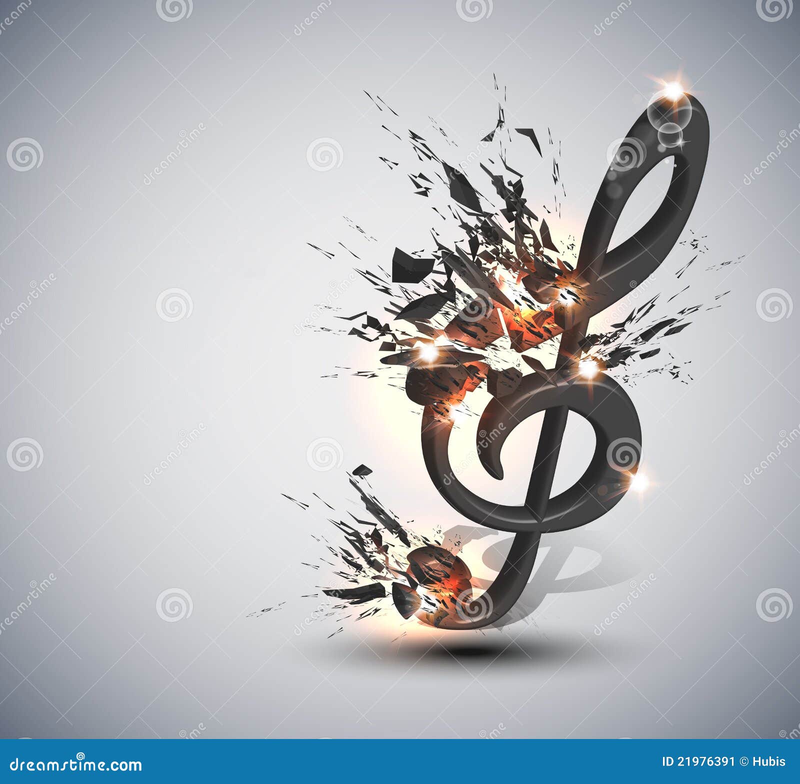 music note melody background