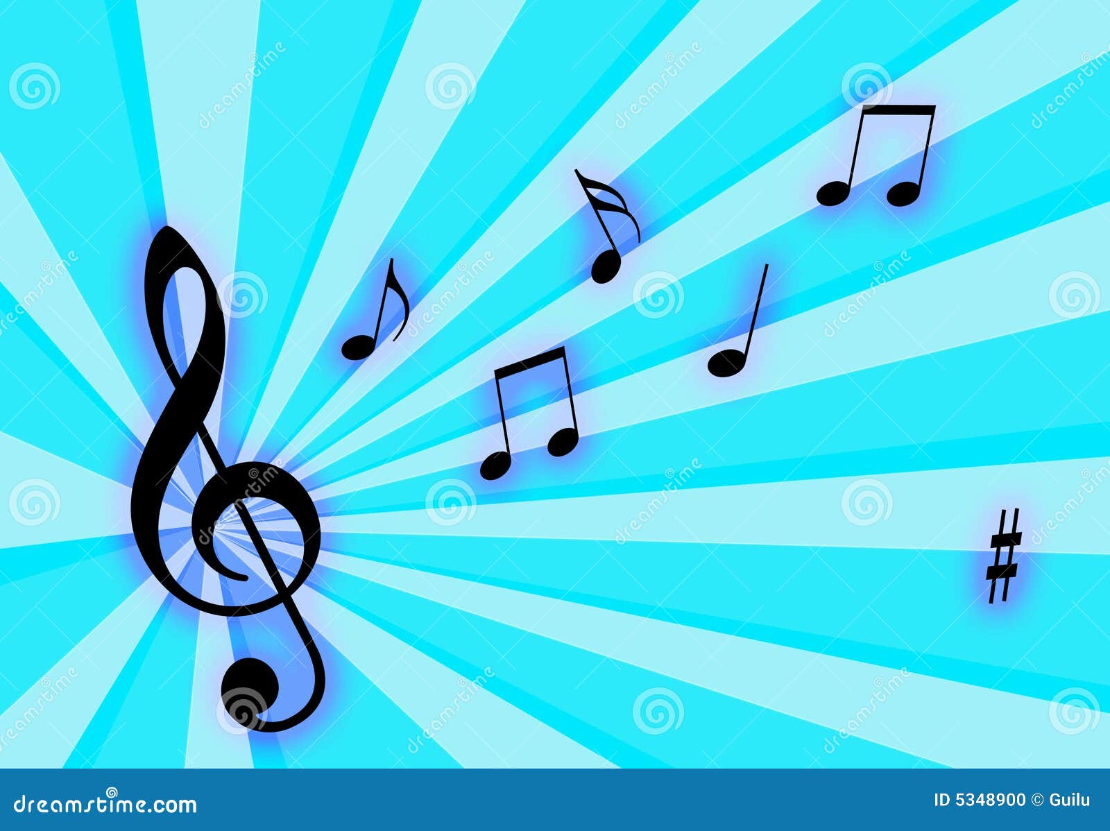 Sound Waves Propagation Illustration Cartoon Vector