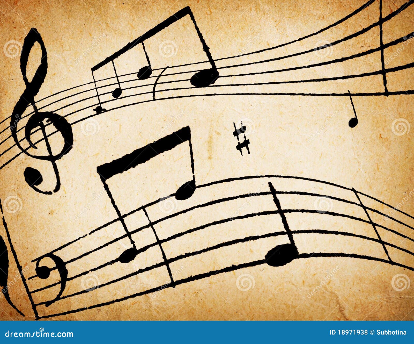 music notes background