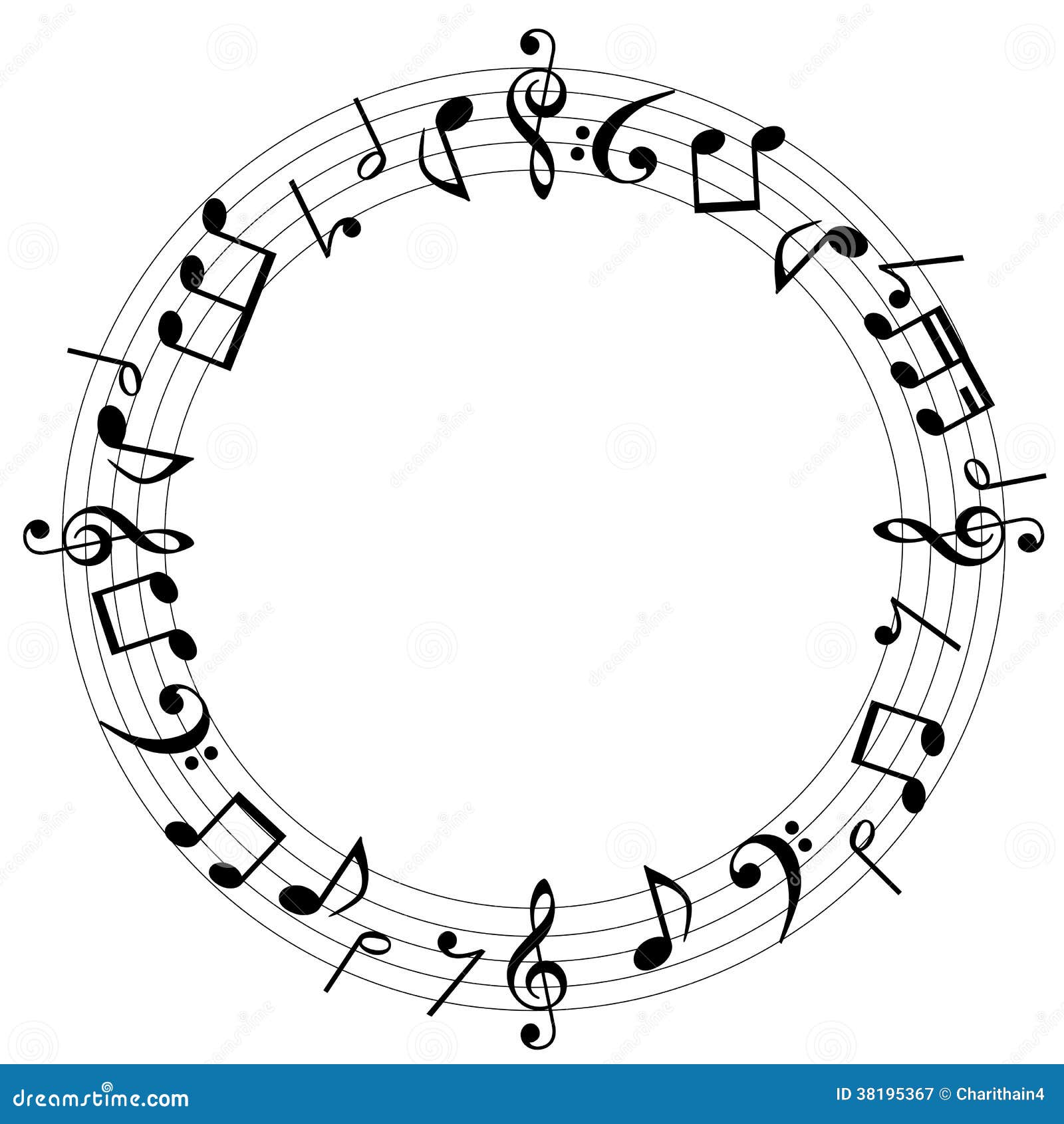 music notes background