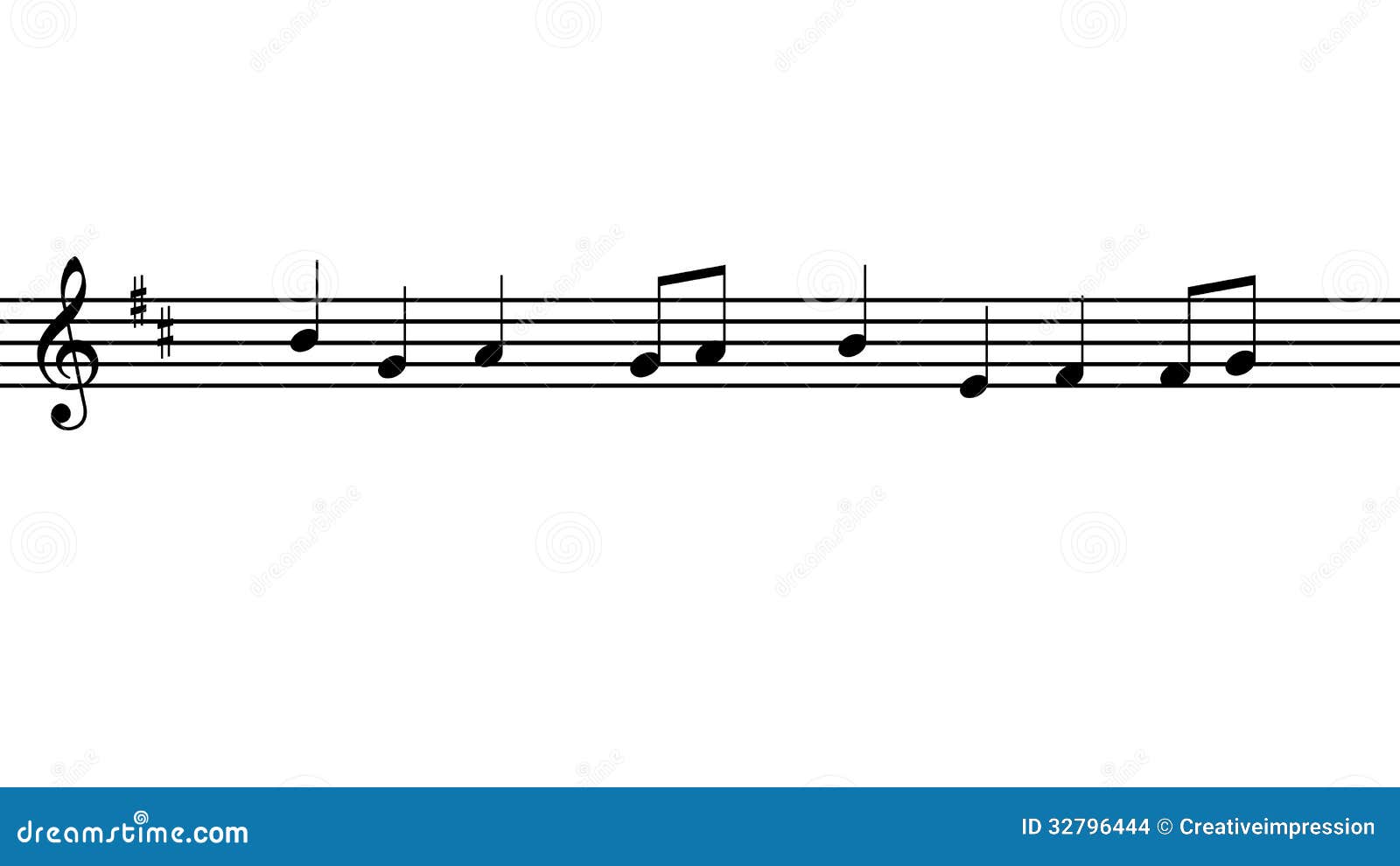 Music notes stock illustration Illustration of notes Music notes stock illustration Illustration of notes