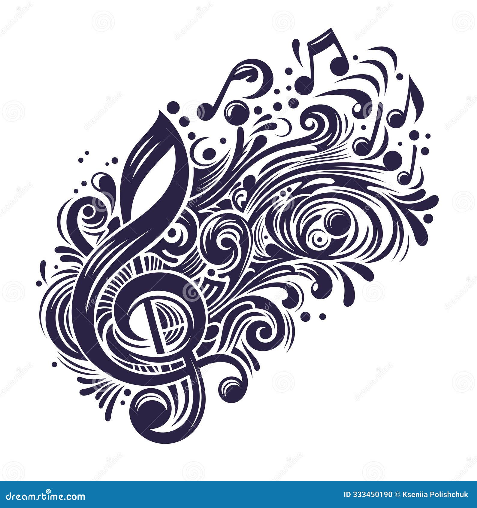 music notes, song, melody . icon of music