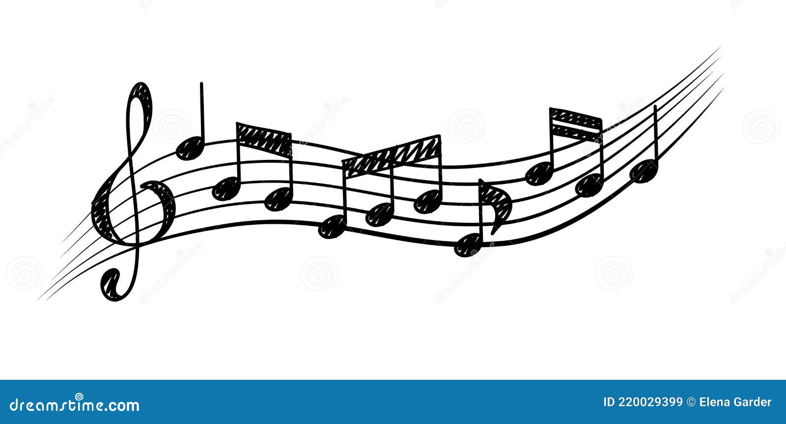 Hand, music and flick vector illustration © Ustofre9 (#2707771