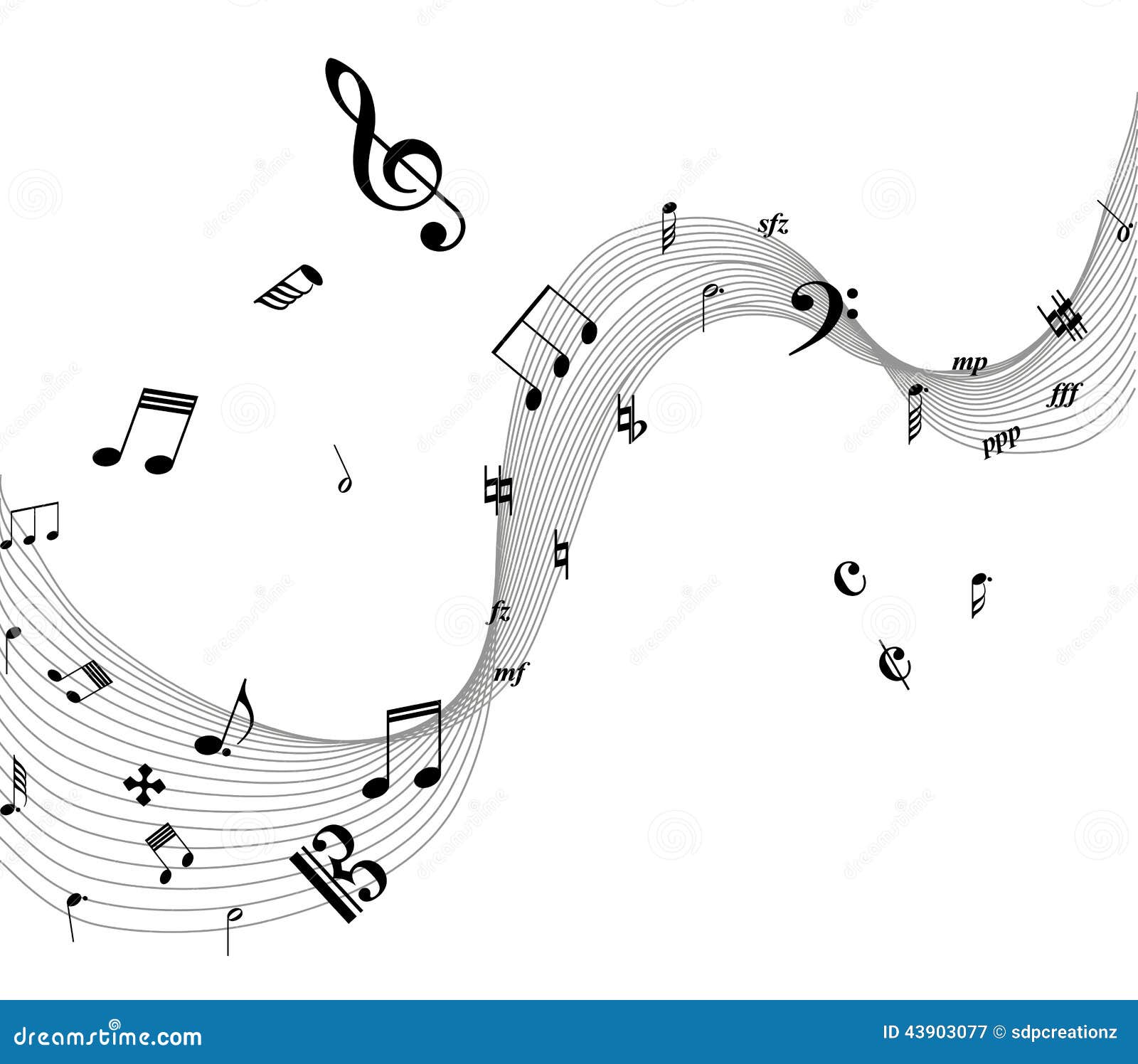 clip art floating music notes - photo #3