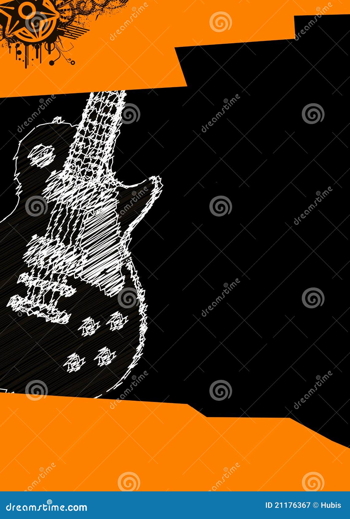 free rock music clipart color