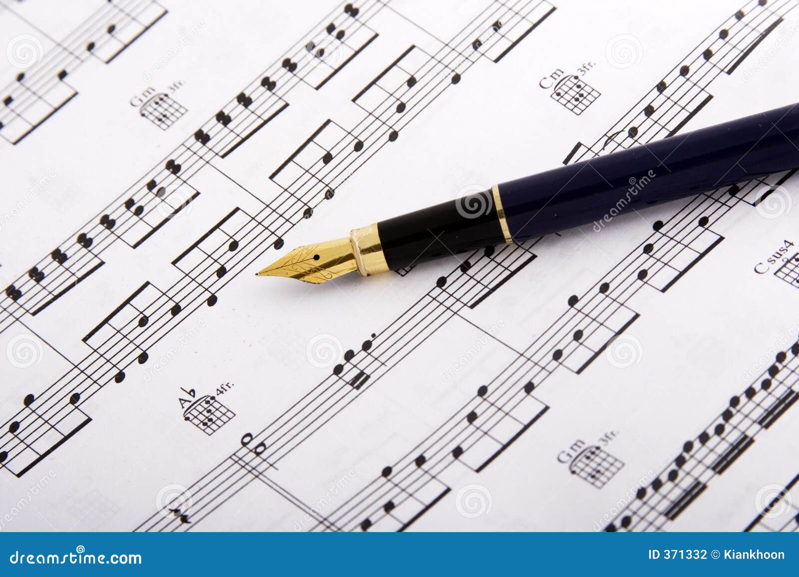 Music Sheet stock photo. Image of lyric, details, music 371332