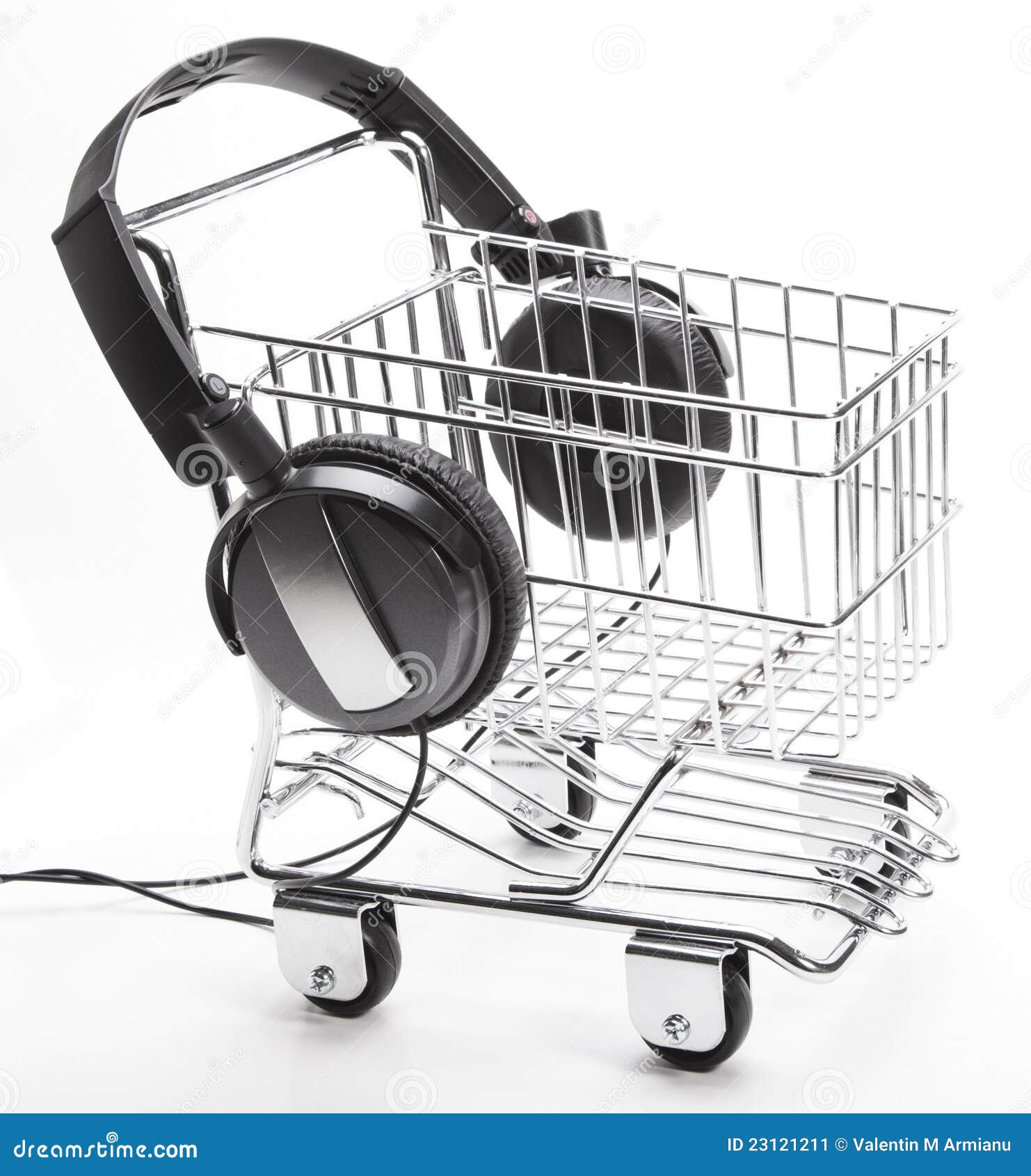 Music Shopping stock image. Image of headphones, sale 23121211