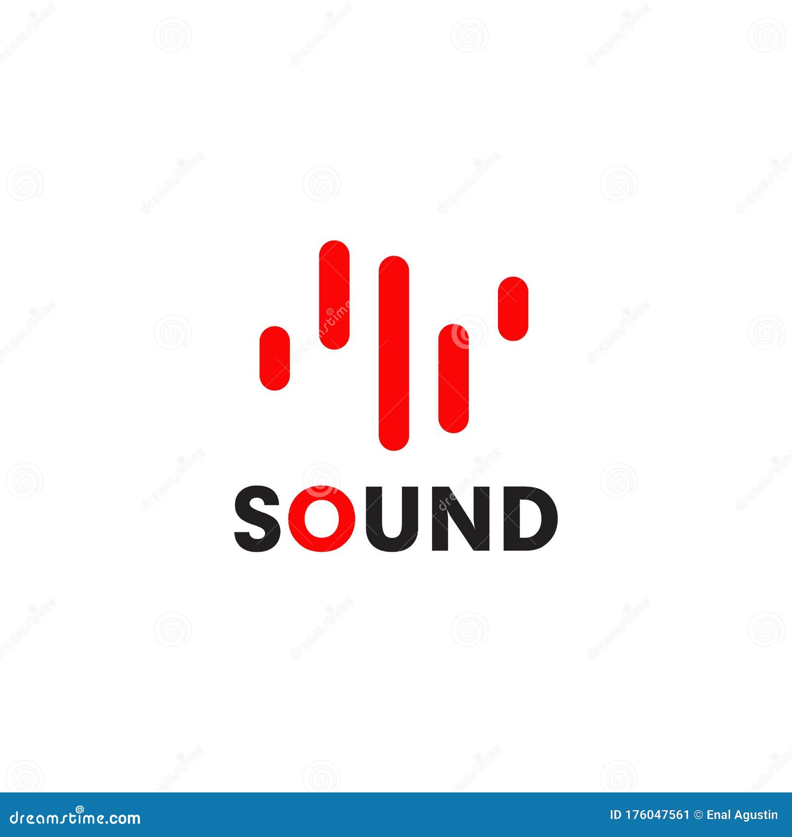 Music Sound App Logo Design Vector Template Stock Vector Illustration