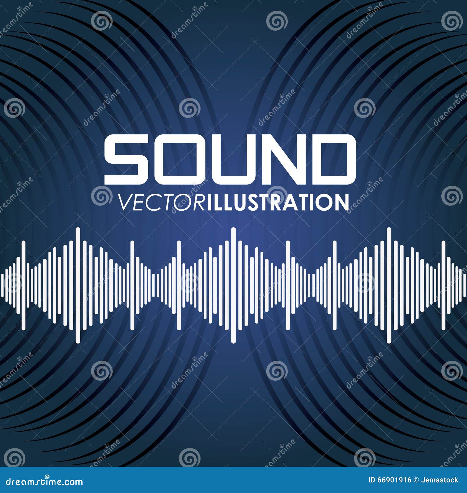 Music and sound design stock vector. Illustration of musical 66901916