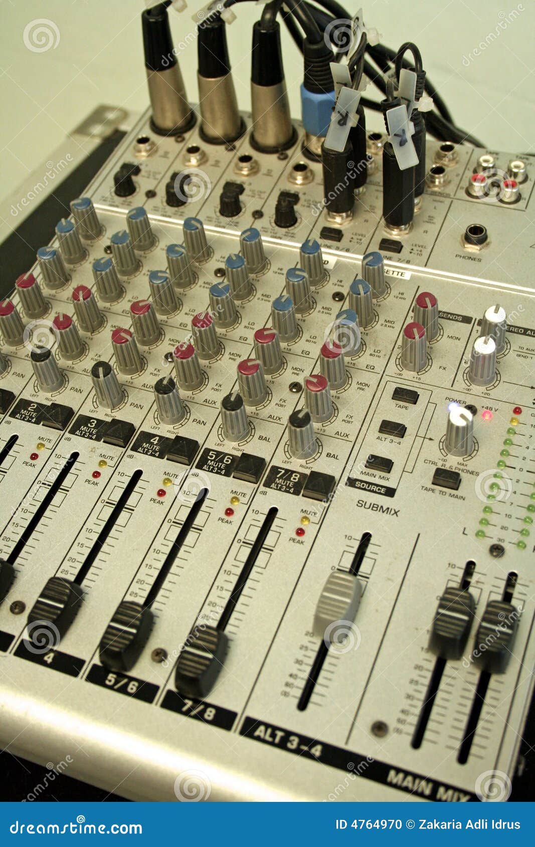 Music Sound Equipment stock photo. Image of broadcasting 4764970