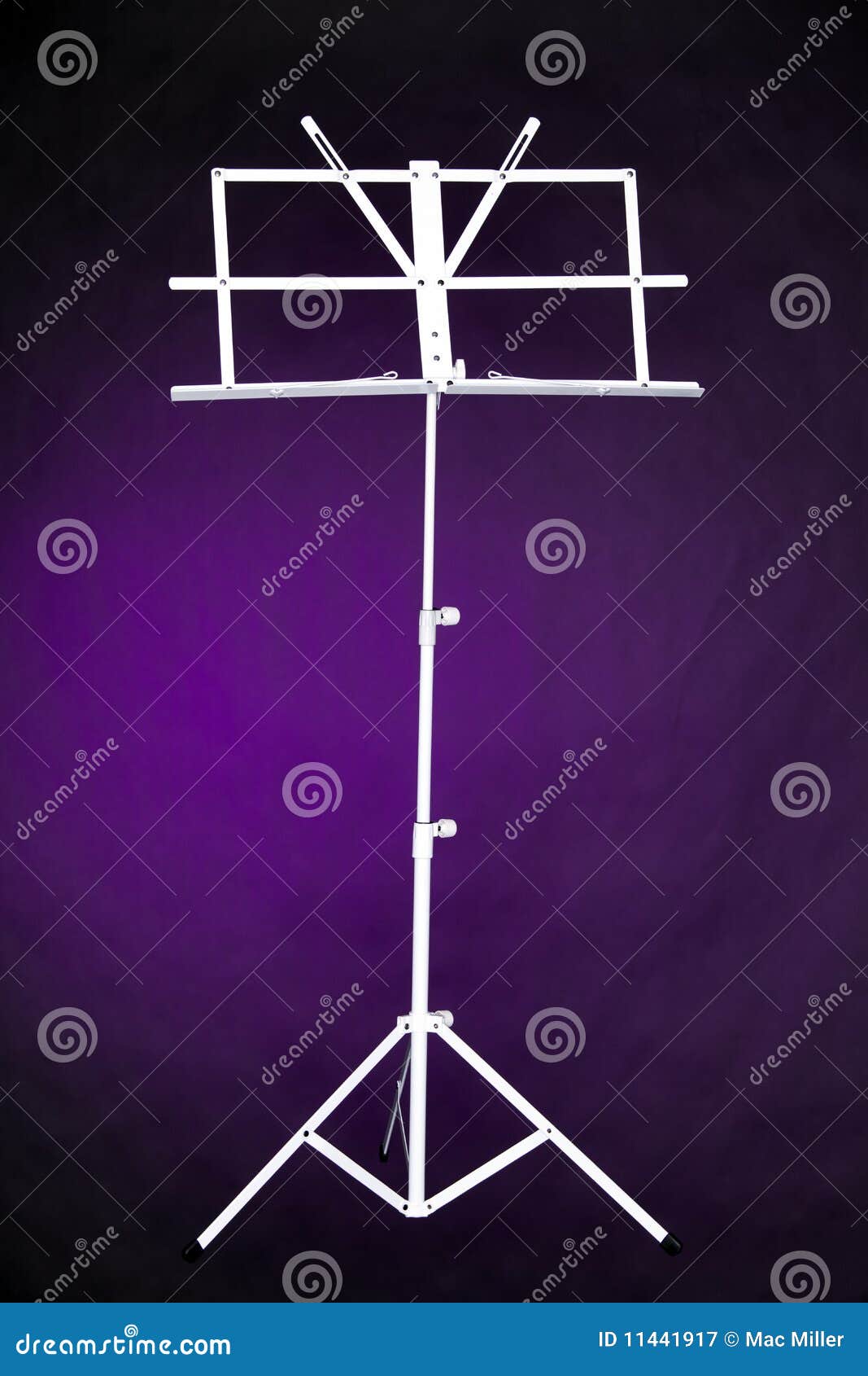 Music Stand Isolated on Purple Stock Image Image of purple, music 11441917