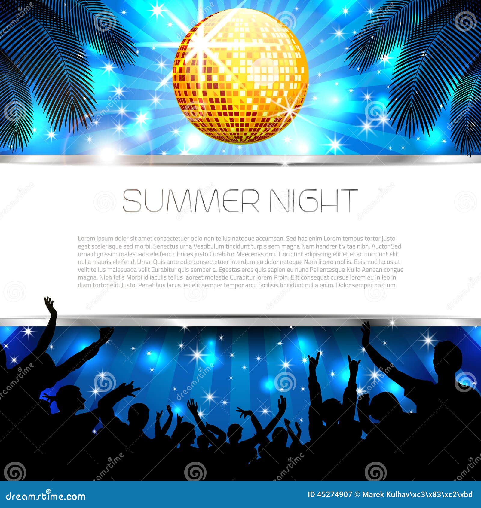 Music Summer Background - Vector Stock Illustration - Illustration of