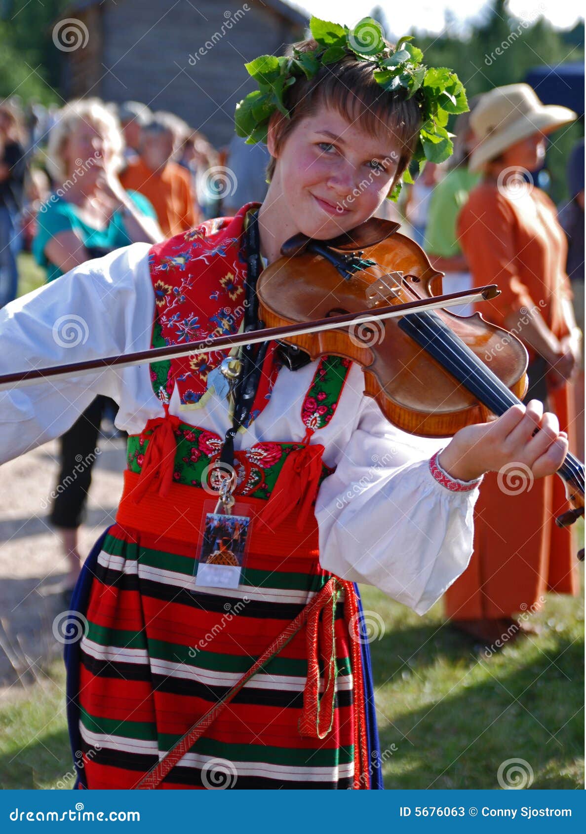 Music in sweden editorial stock photo. Image of female 5676063