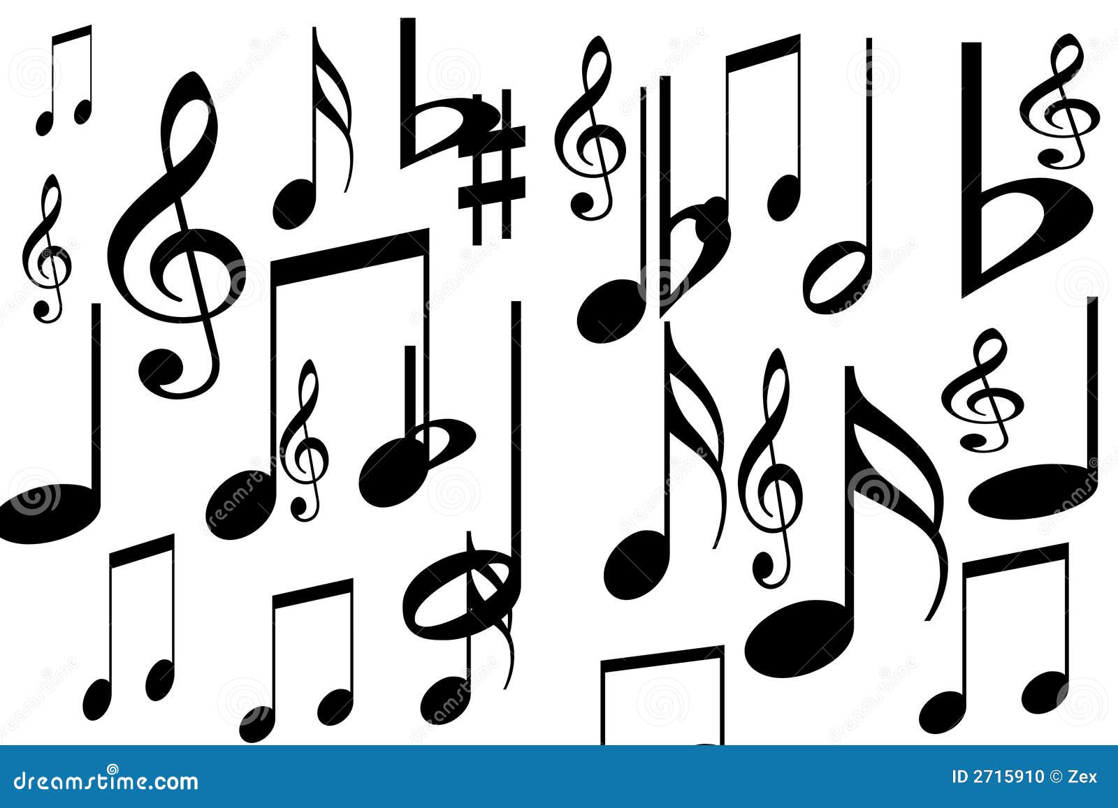 Music symbols stock illustration. Illustration of note - 2715910