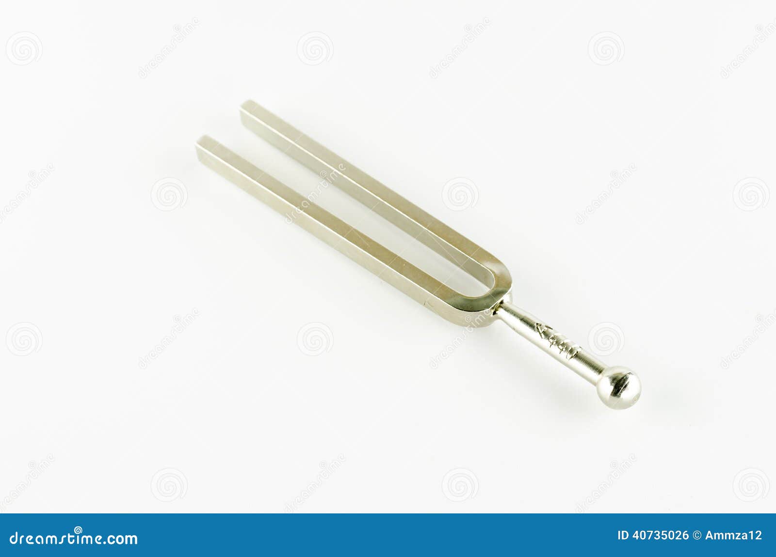 Music tools tuning fork stock photo. Image of sign, metal 40735026