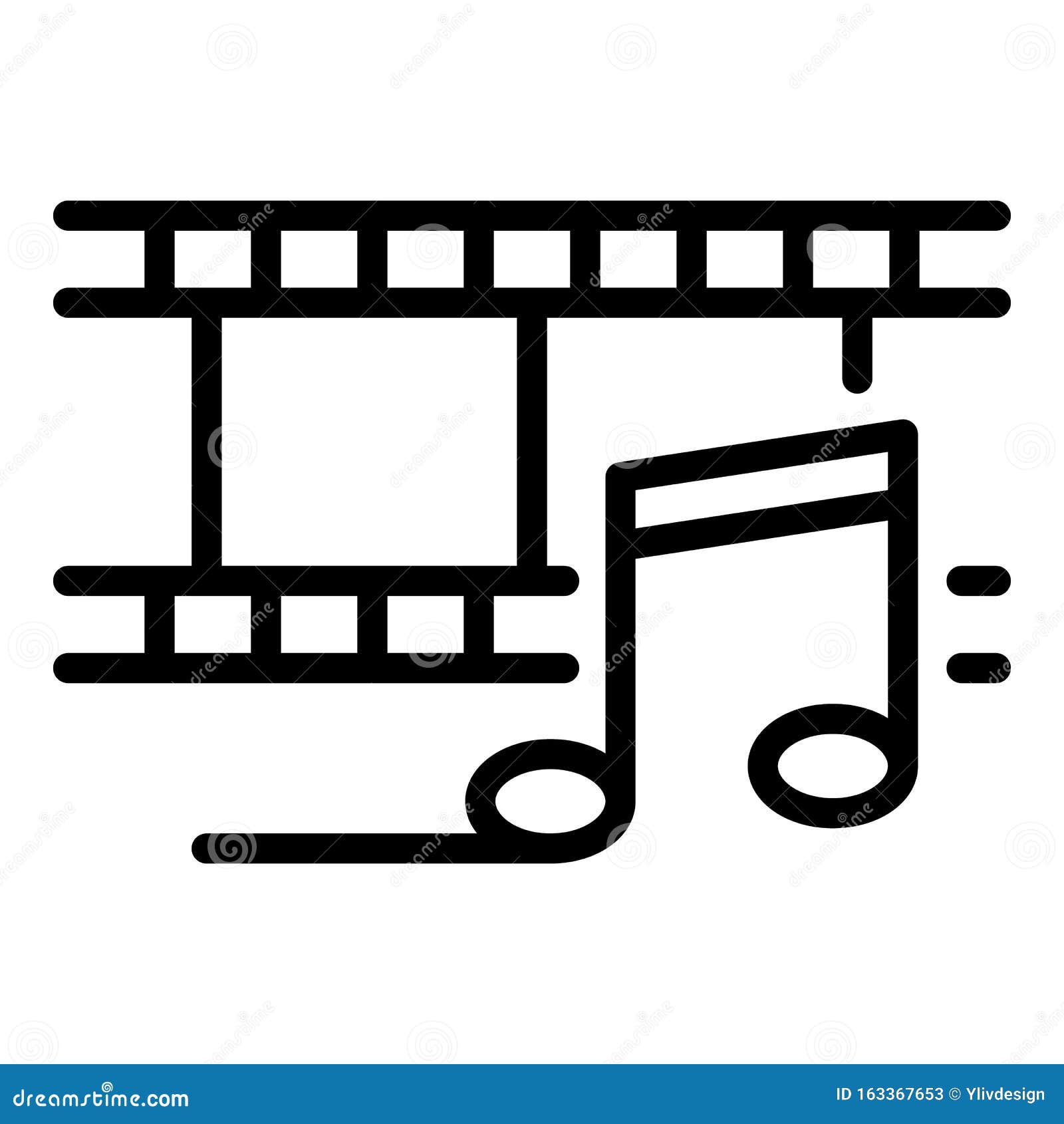 Music Video Maker Icon, Outline Style Stock Vector - Illustration of  concept, maker: 163367653, image size:1600x1690