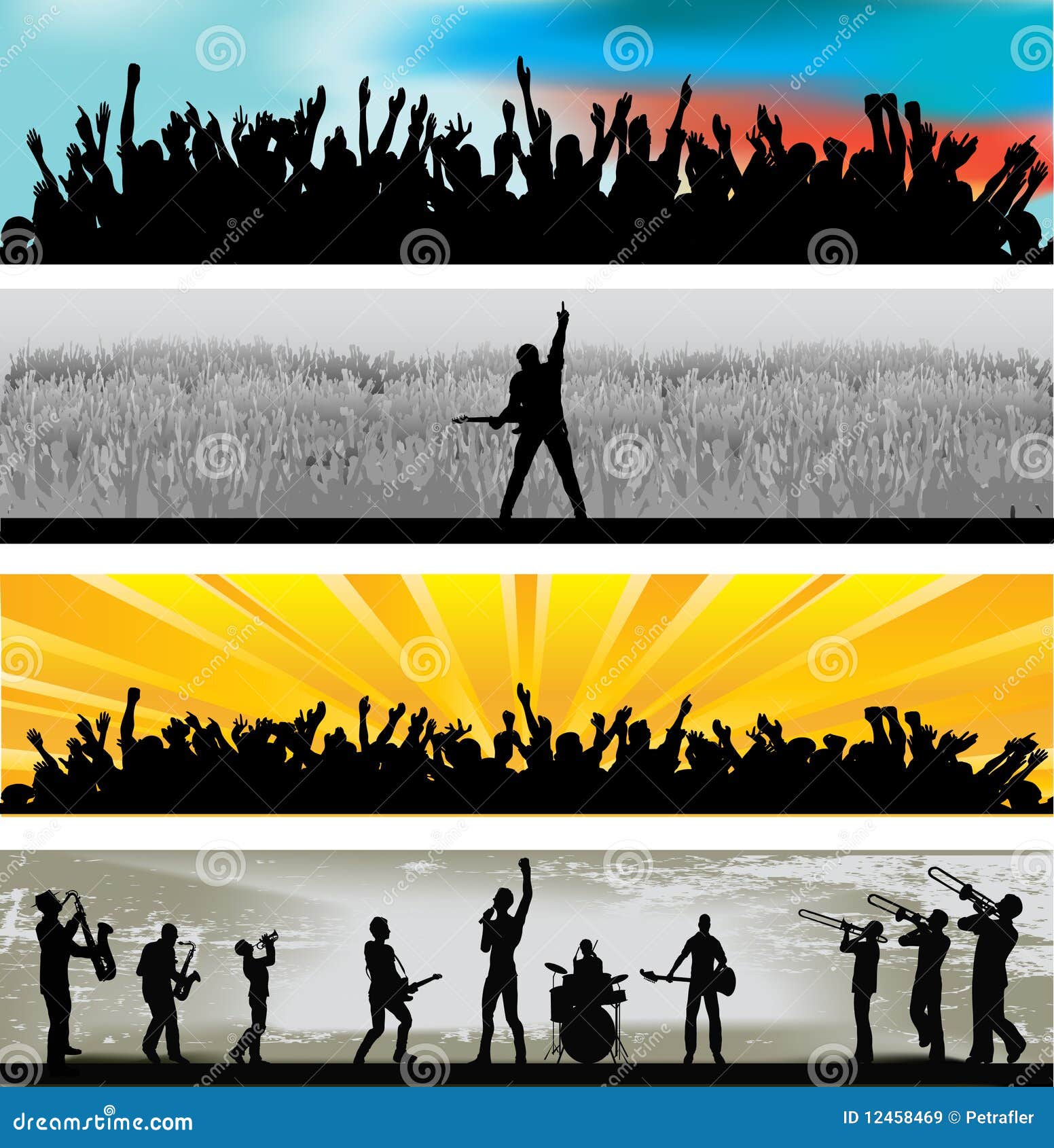 Music  Banners stock vector. Illustration of promotion 12458469