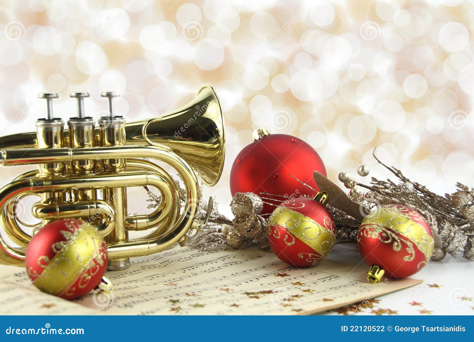 Musica Di Natale.Musica Di Natale Fotografia Stock Immagine Di Musica 22120522