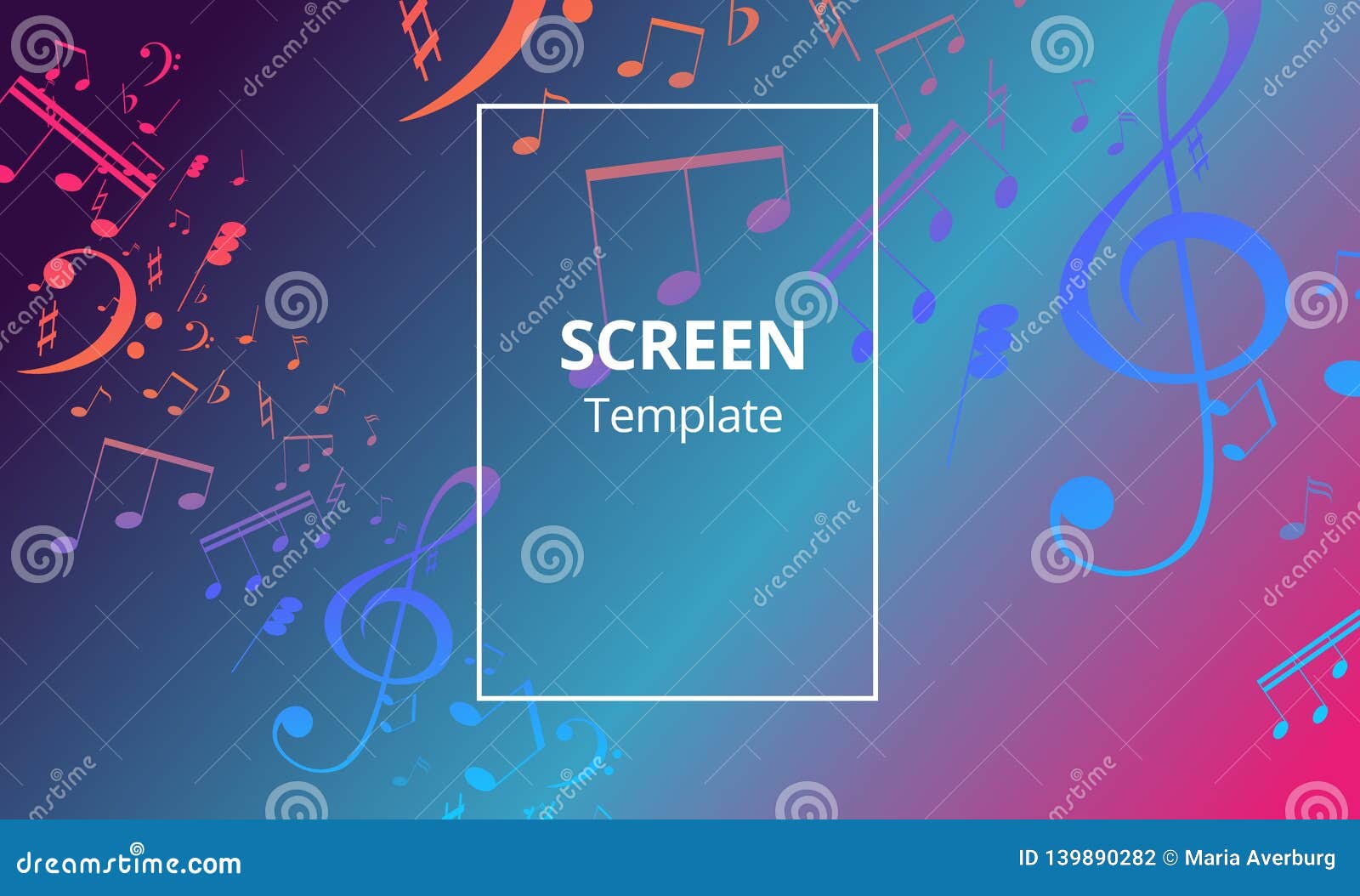 Musical Banner with Colored Key Notes. Abstract Music Background. Vector  Paper Illustration. Stock Vector - Illustration of classical, melody:  139890282