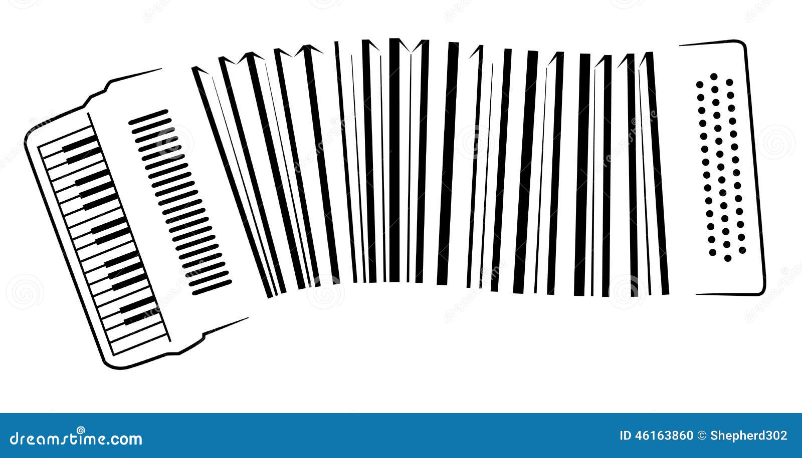 Musical barcode stock vector. Illustration of read, wide 46163860