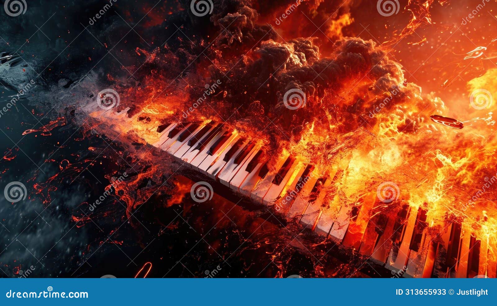 a musical inferno erupts as the teters notes build to an epic crescendo