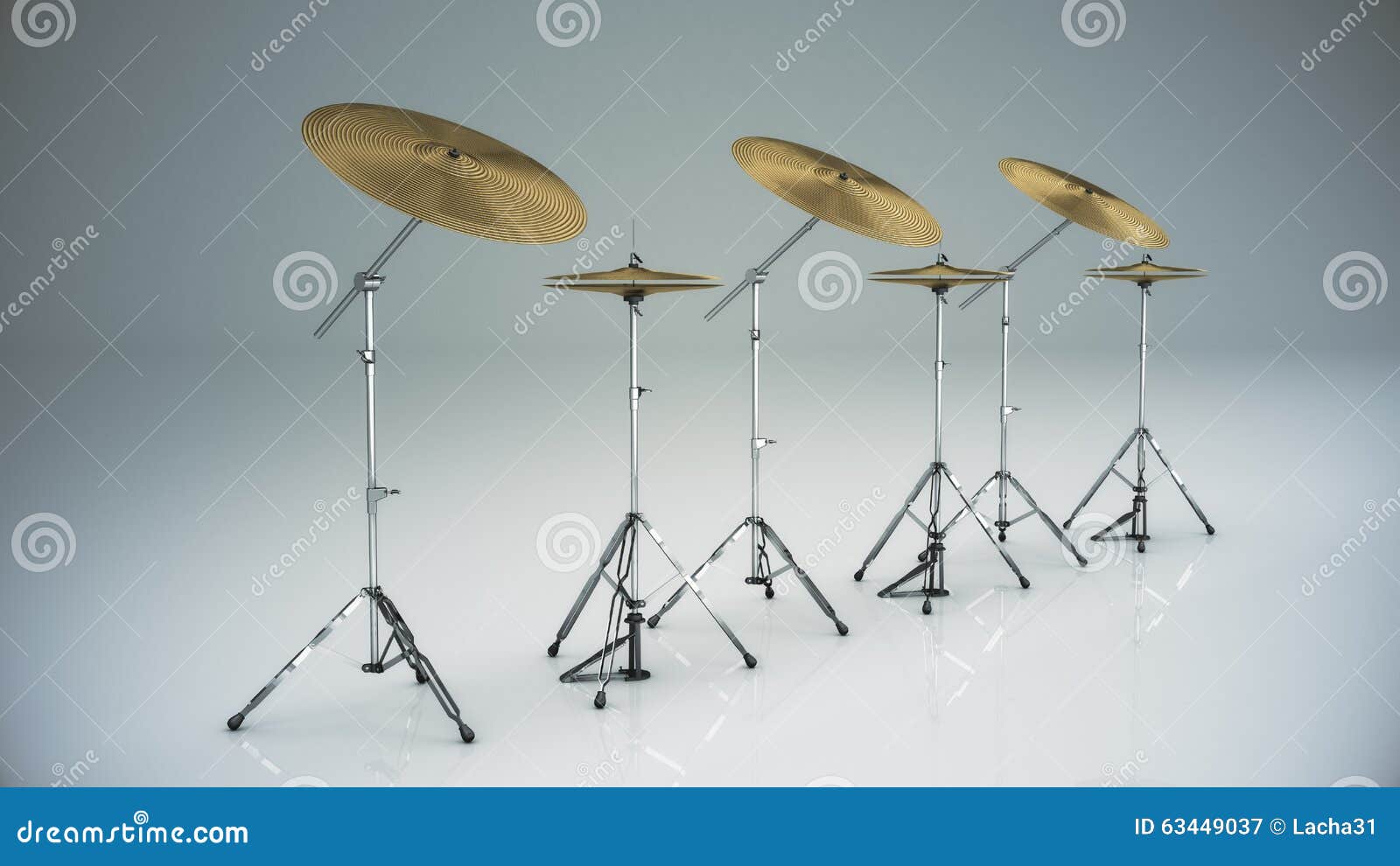 Musical instrument cymbal stock illustration. Illustration of brass