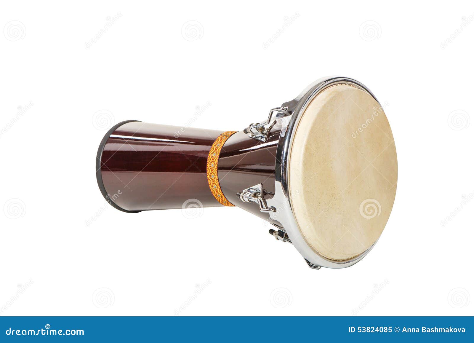 Musical instrument Djembe stock image. Image of ethnic 53824085