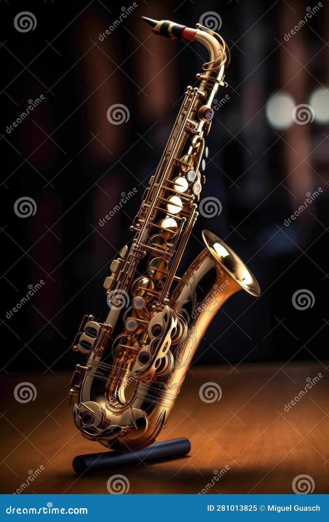 Musical Instrument Saxophone Stock Illustration Illustration of rock
