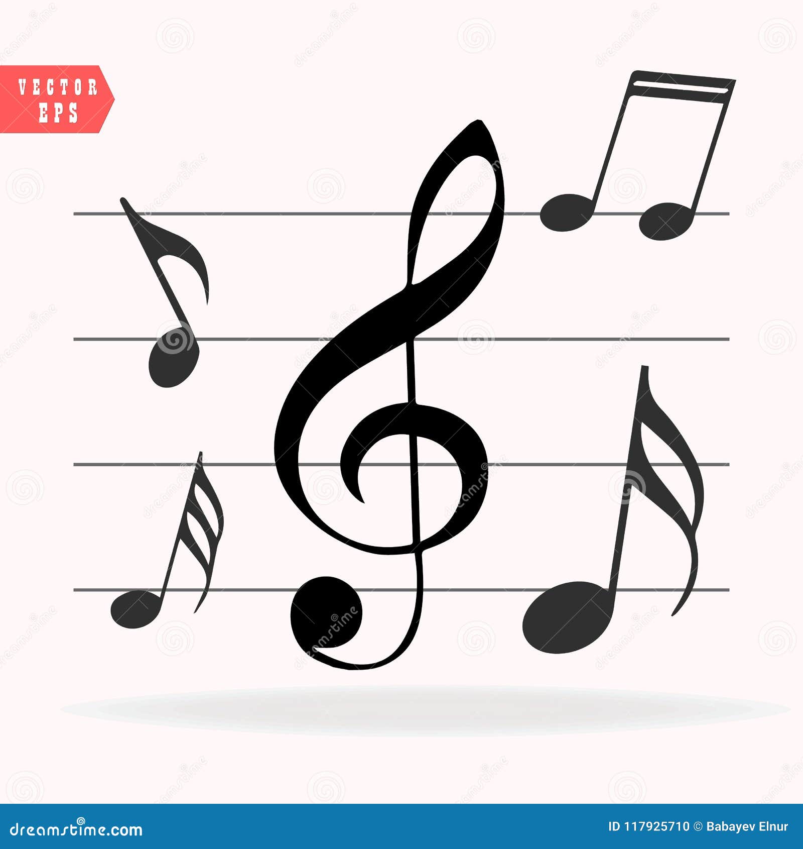 Music Notes Icons Set Vector Stock Illustration - Download Image Now -  Musical Note, Music, Icon Symbol - iStock