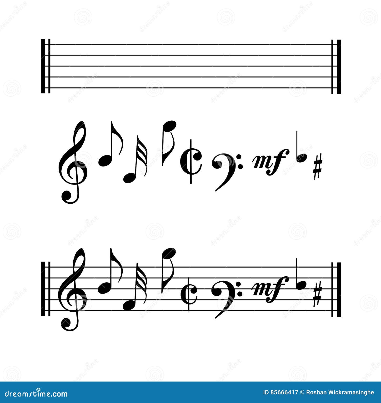 musical notes s