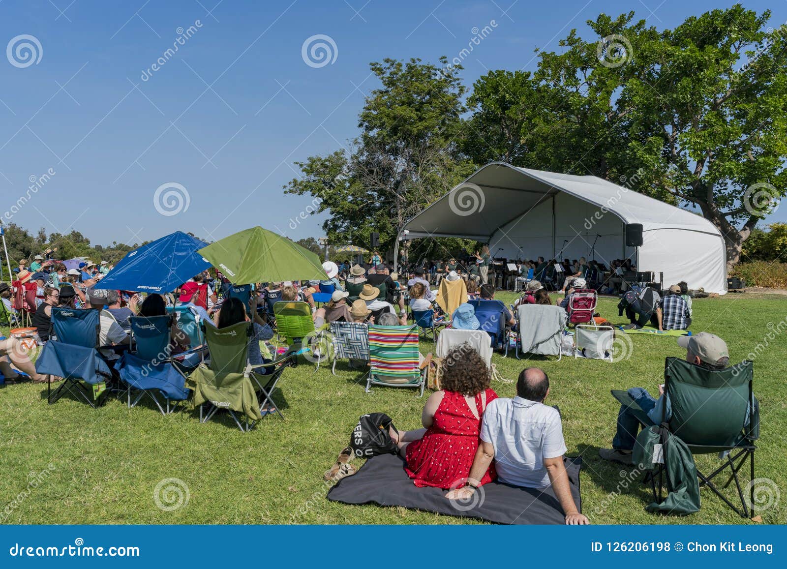 Musical Performanice In The South Coast Botanic Garden Editorial