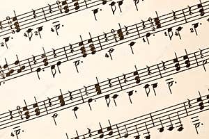 Musical Score Stock Image Image Of Sheet Paper Notation 5038233