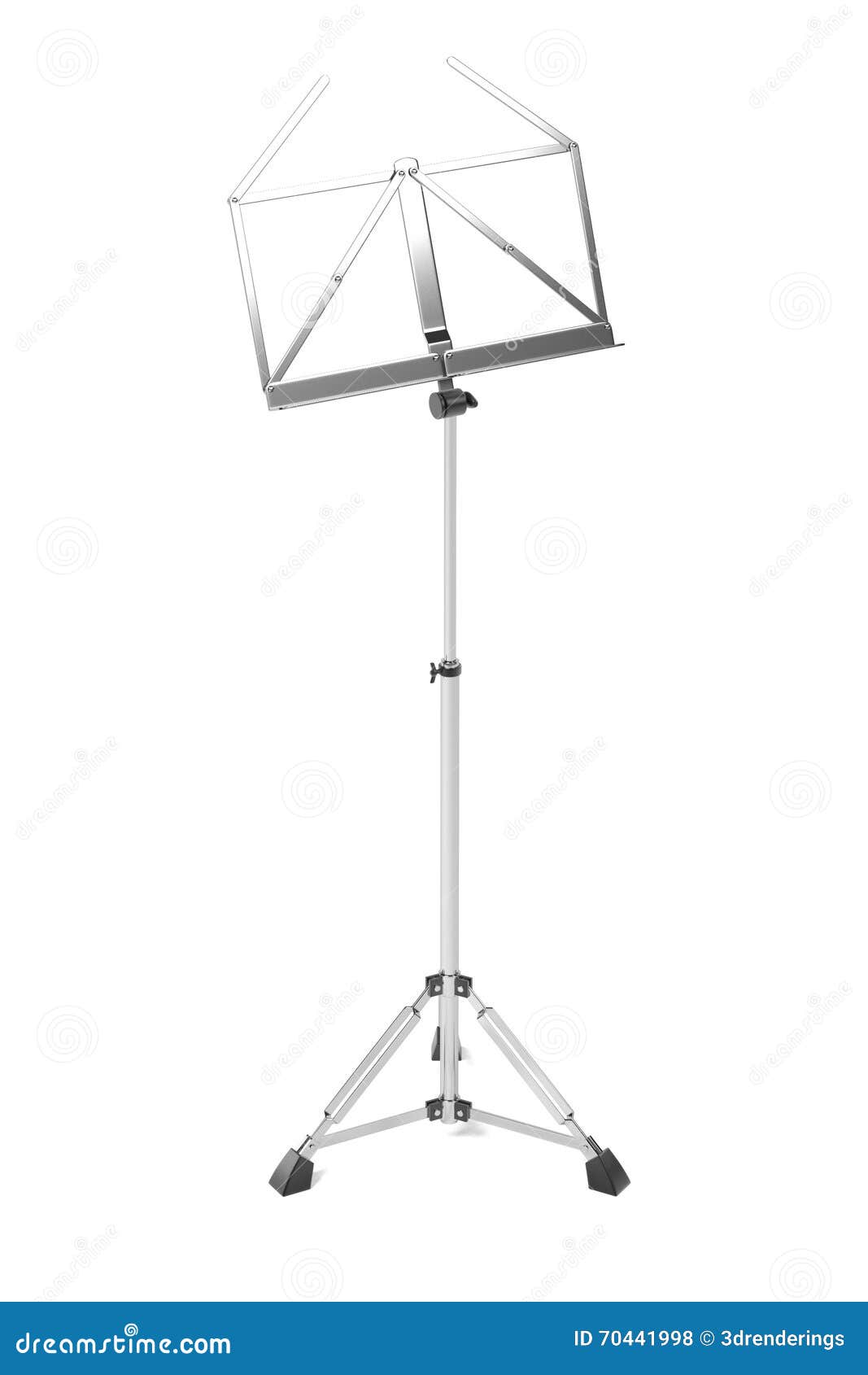 Musical stand stock illustration. Illustration of renderings 70441998