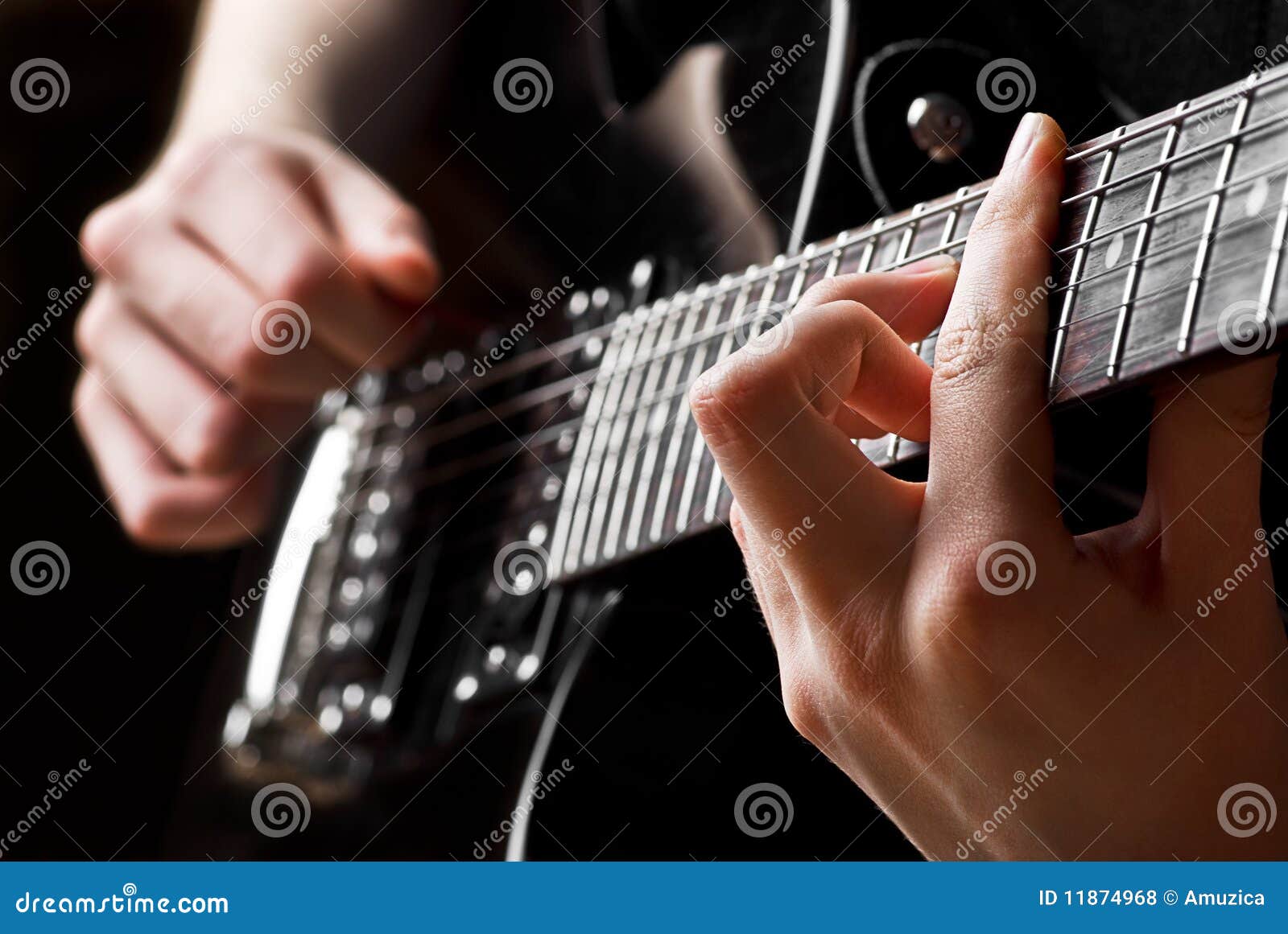 musician playing guitar