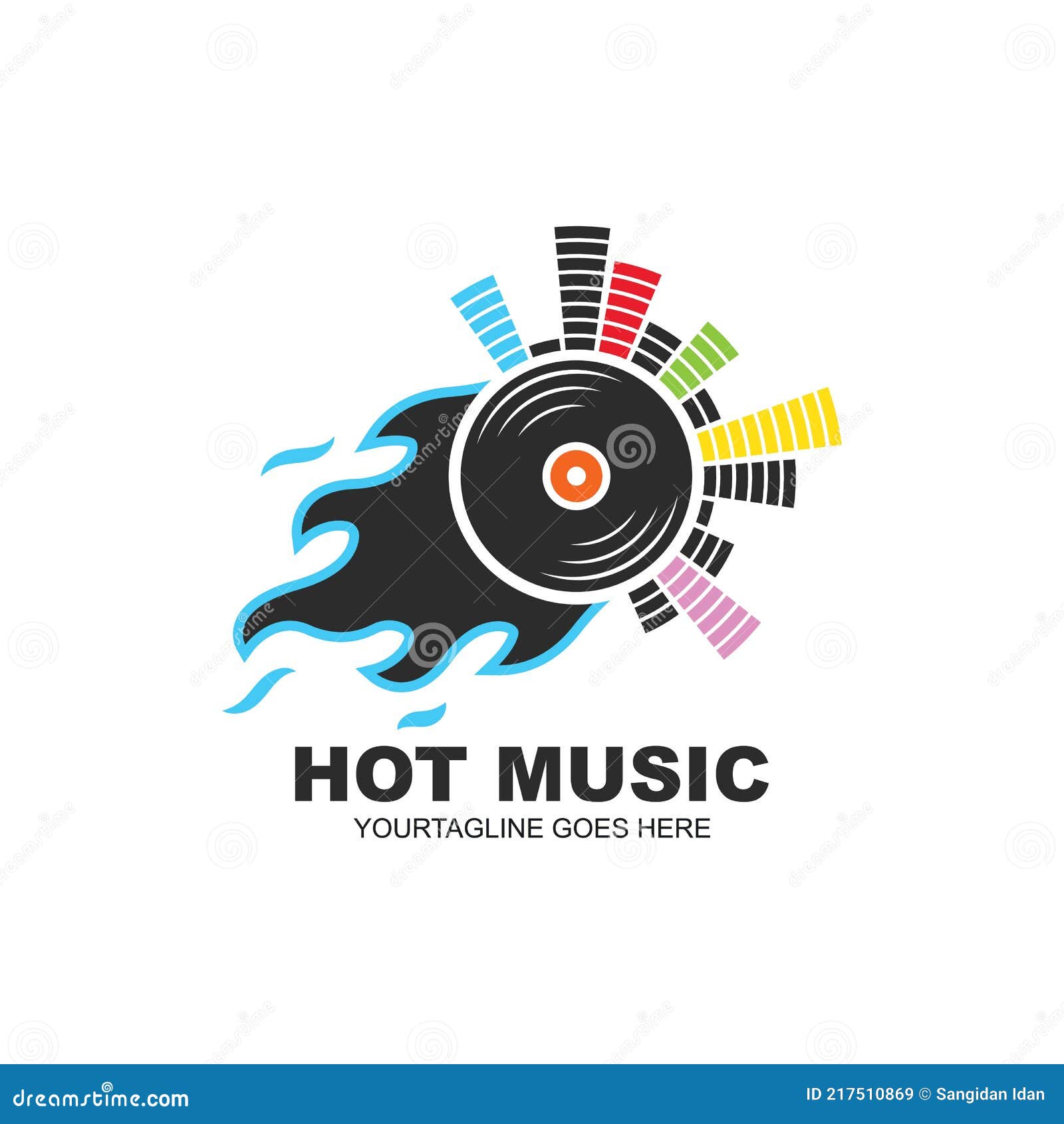 Musik Vinyl Equalizer Symbol Vektor Illustration Design Vektor Abbildung Illustration von