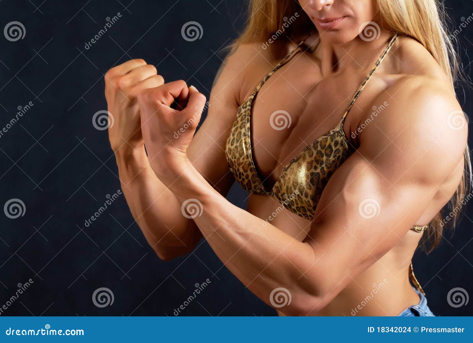 Muskulöse Mädchen