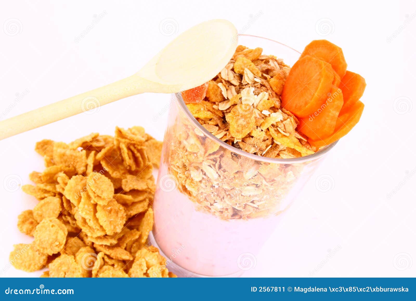 Musli stock image. Image of meal, healthy, cereal, milk 2567811