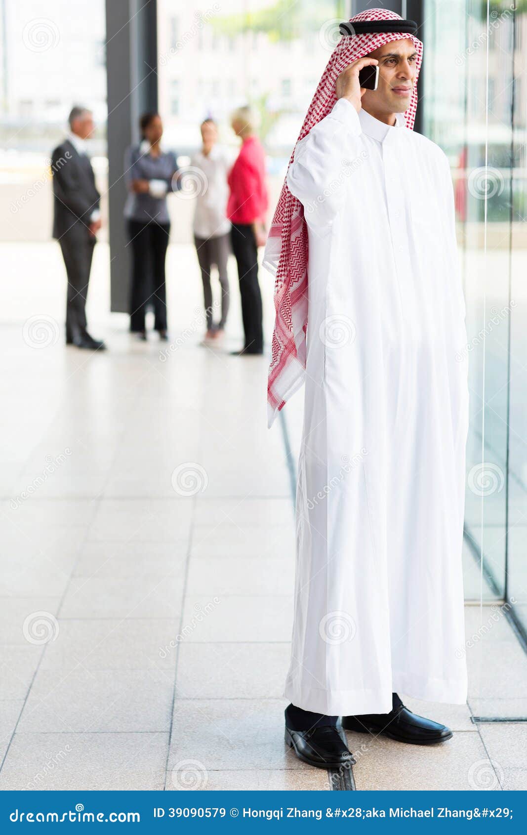 Muslim Businessman Traditional Clothes Stock Image - Image of aged ...