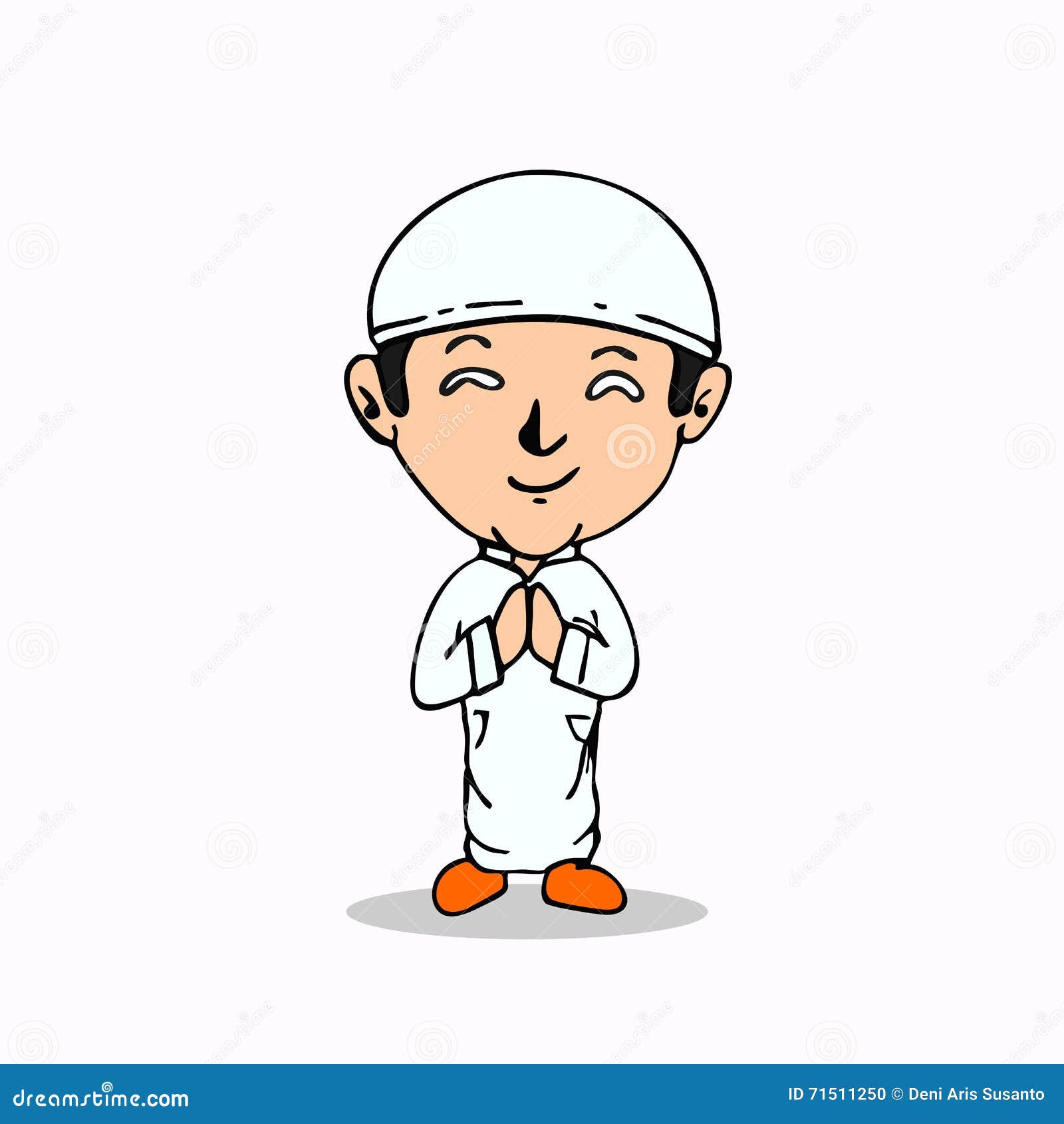 Muslim Cartoon Stock Vector - Image: 71511250