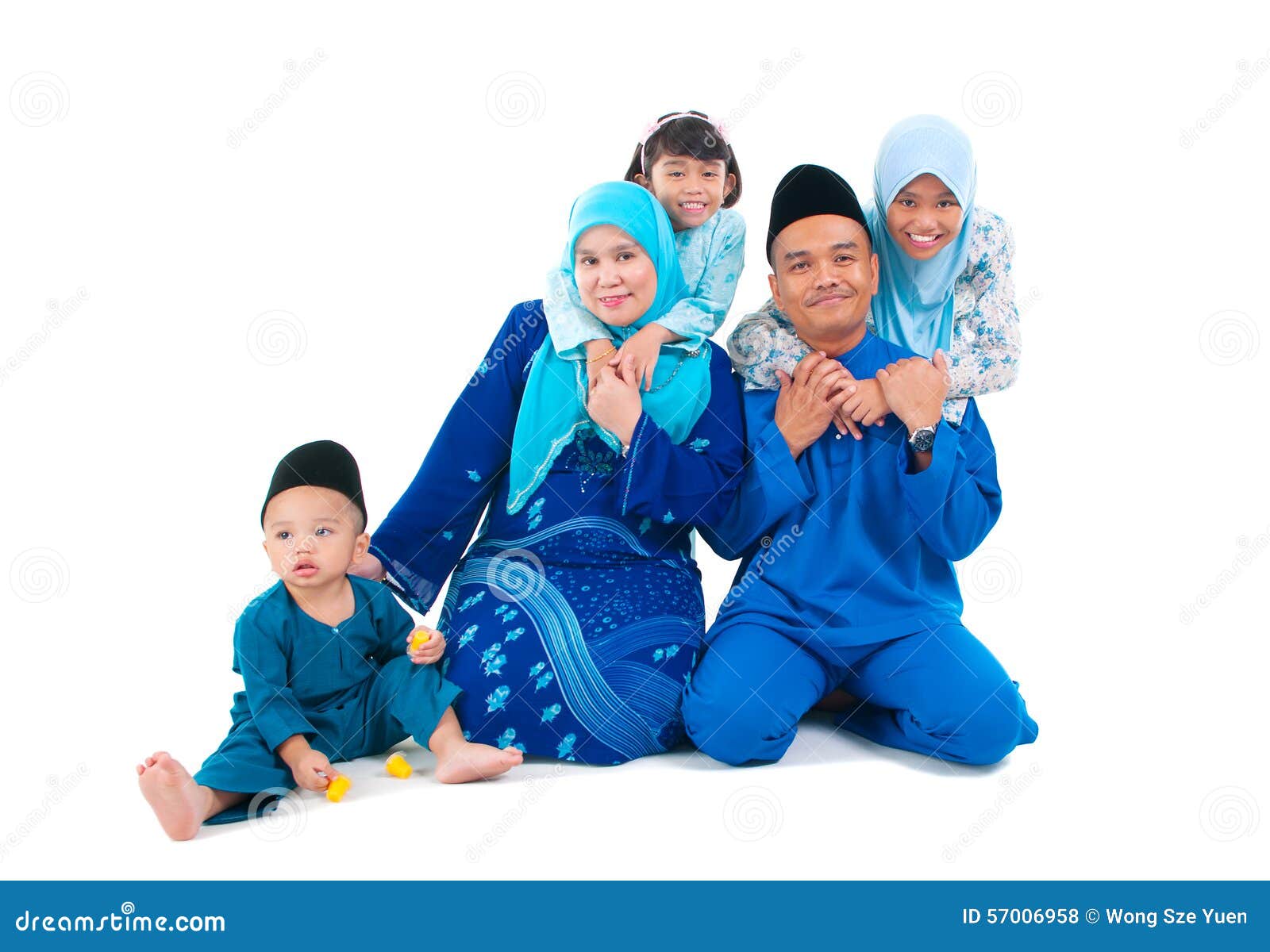 Muslim Family Stock Photo - Image: 57006958