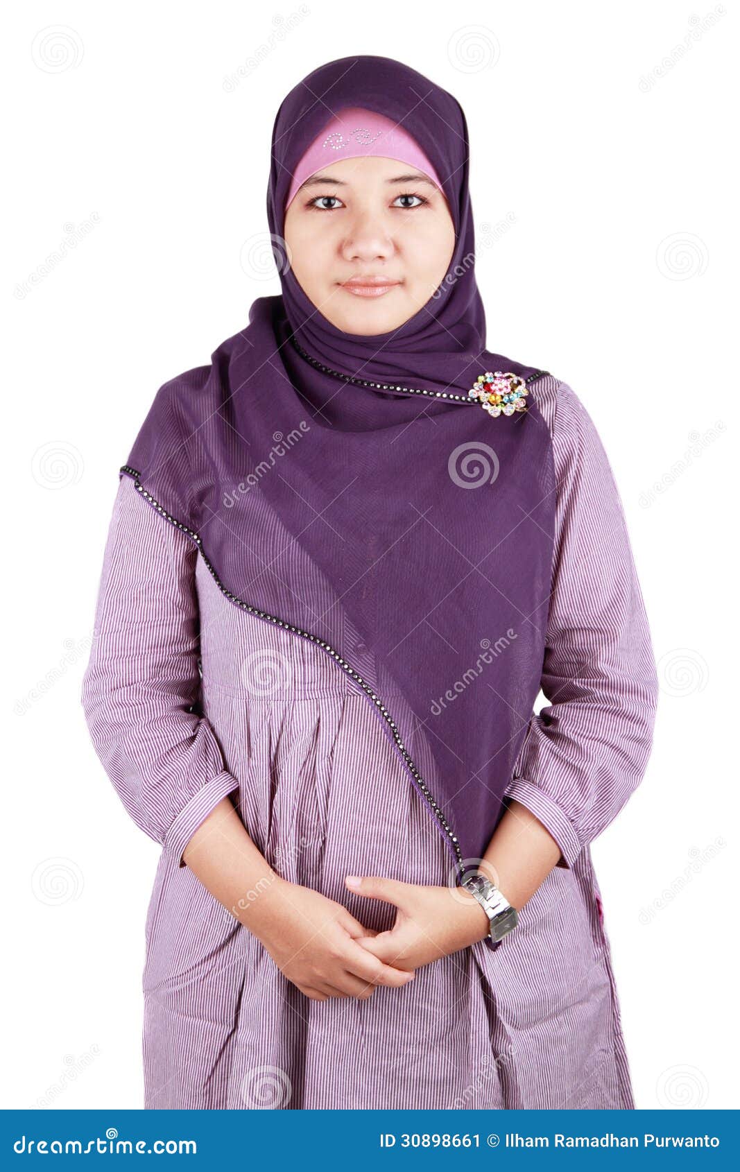 Muslim Girl stock image. Image of close, beauty, happy 