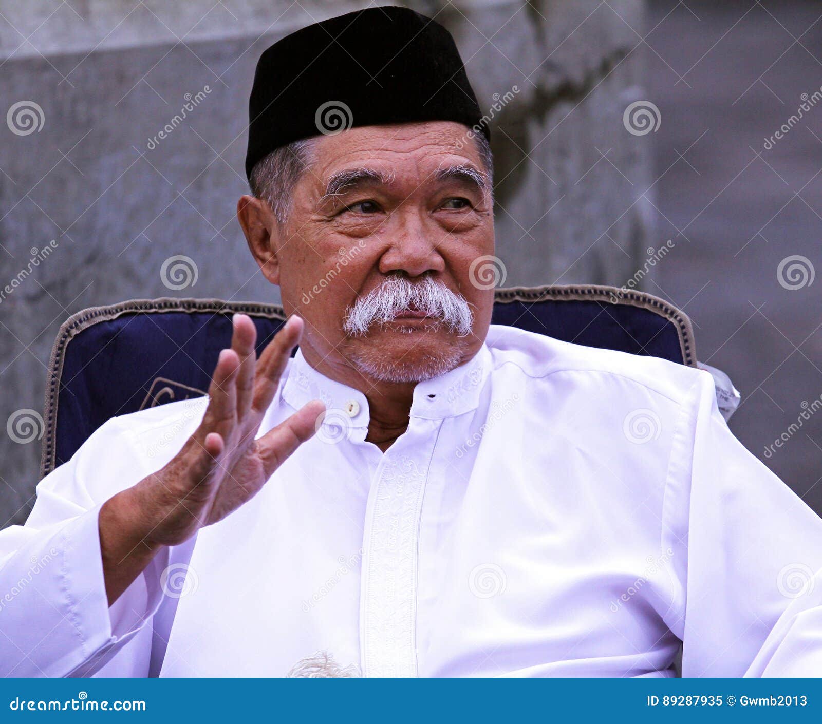 Muslim Man At Idul Fitri, Indonesia Editorial Image 