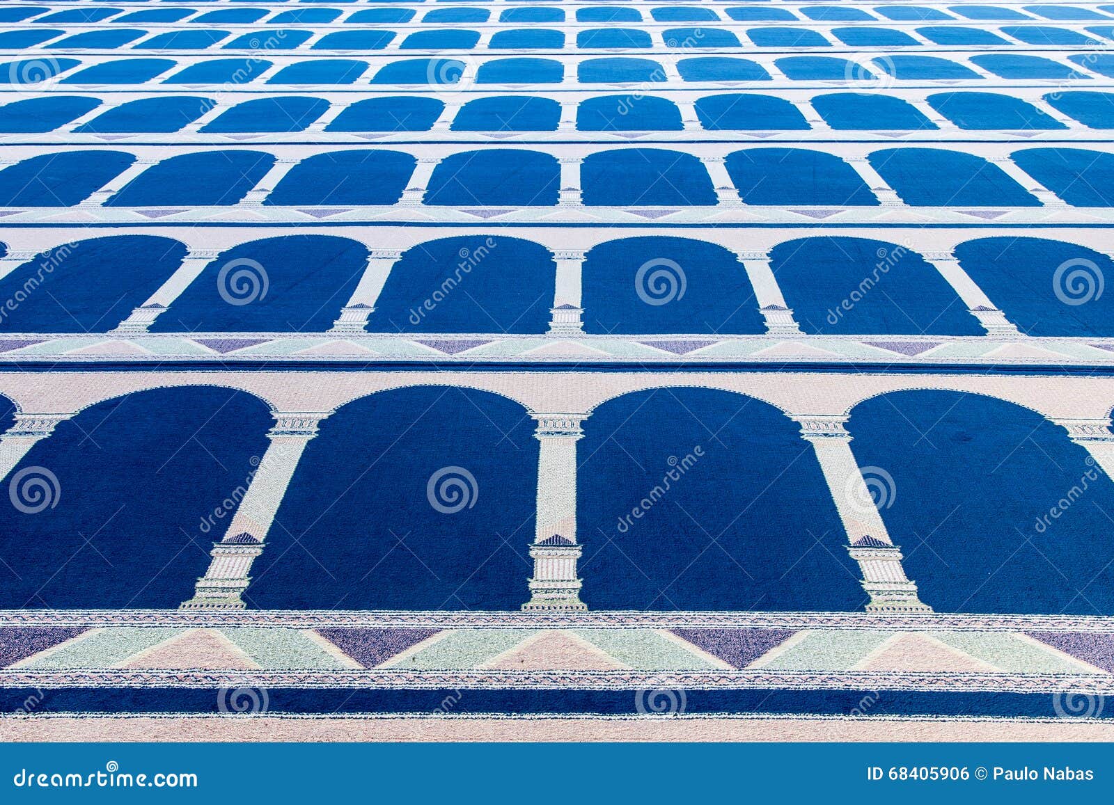 muslim mosque carpet, foz do iguacu, brazil.