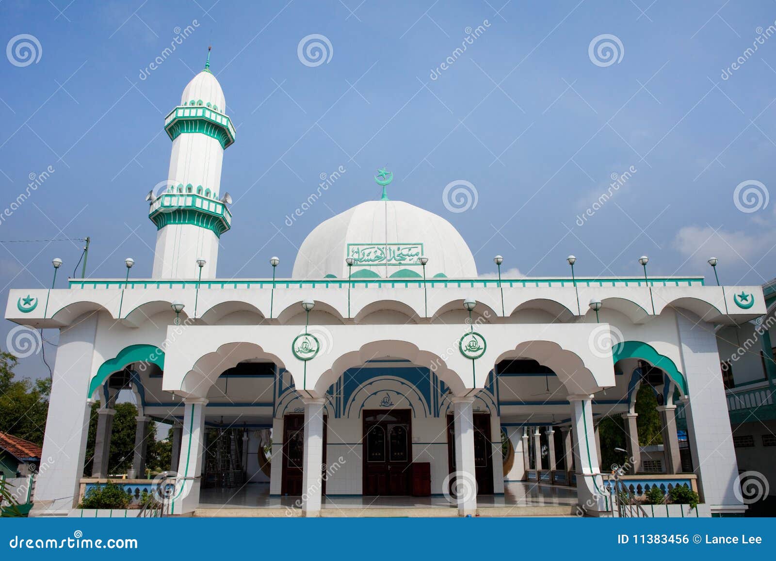 muslim mosque in chau doc, mekong delta, vietnam