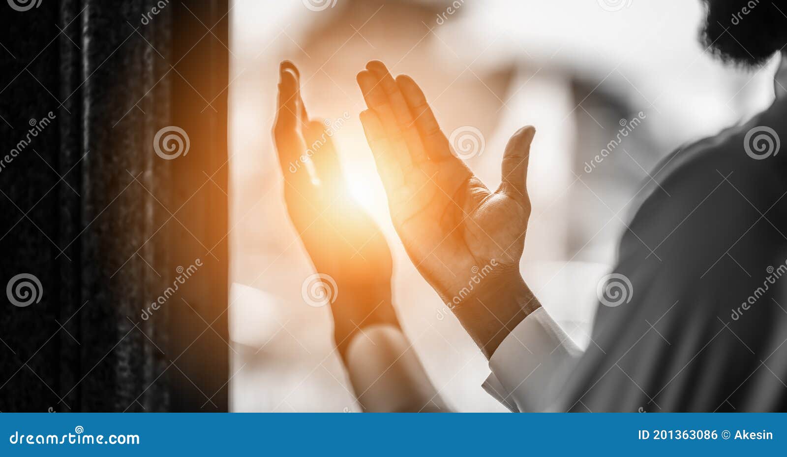 muslim people pray in islam ceremony in mosque during islamic ramadan