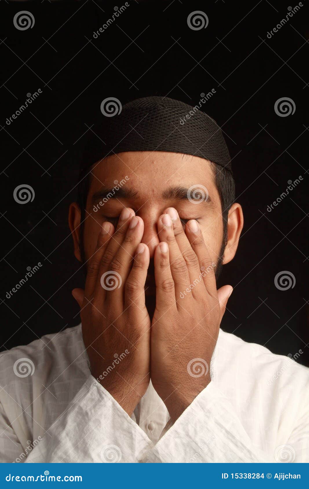 Muslim prayer stock photo. Image of devotee, divine, cupped - 15338284