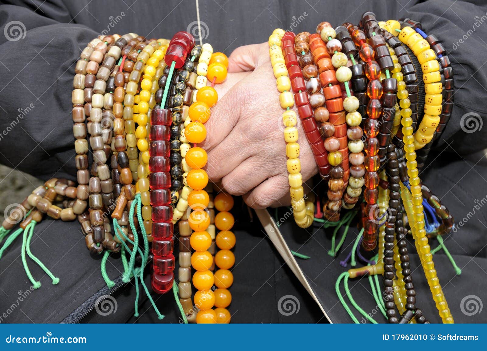 muslim with prayer beads